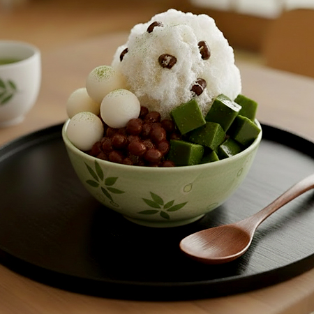 金時を添えた 冬の和スイーツ