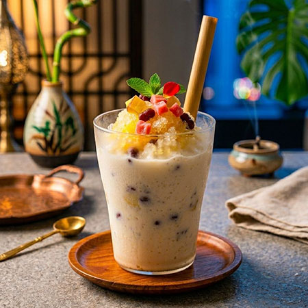 気分はアジアン♪いきなりだんごのシェイク風